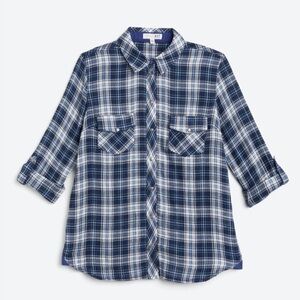 Kut From the Kloth Boylen Relaxed Button Down Woven Top 2X